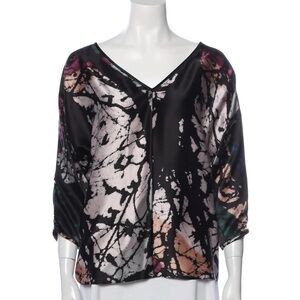 Tibi satin silk Pink Women's Top XS